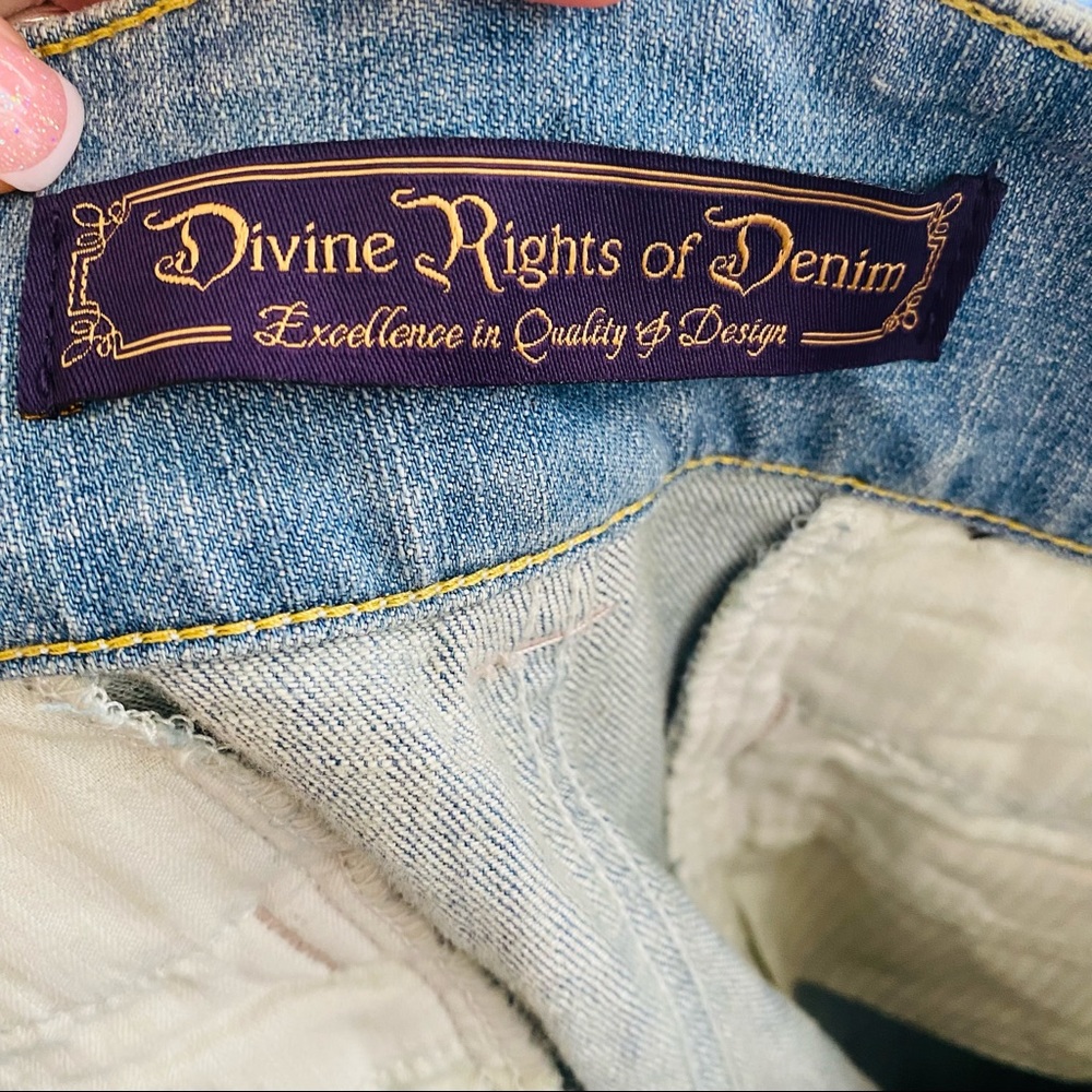 Divine Rights of Denim Light‎ Wash Flare Denim Jean - Picture 3 of 4